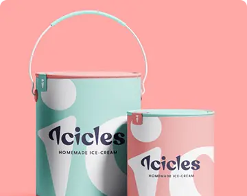 Branding design for visual company branding