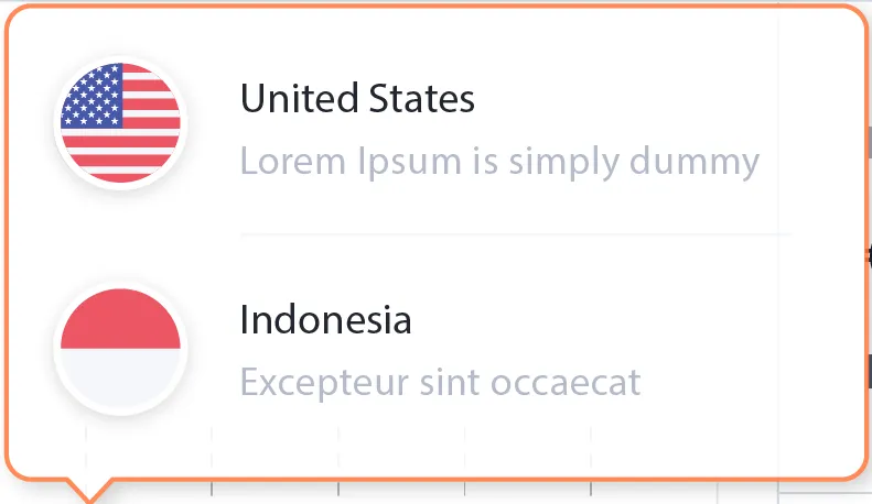 Indonesia Flag Icon for Global Partnerships