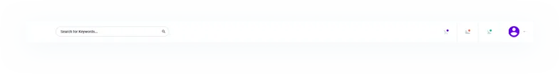 Topbar Navigation Layout for Website